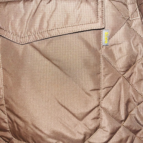 Men's Quilted Brown puffer coat &Lore Size L (will fit like XL) fully reversible - Picture 3 of 5